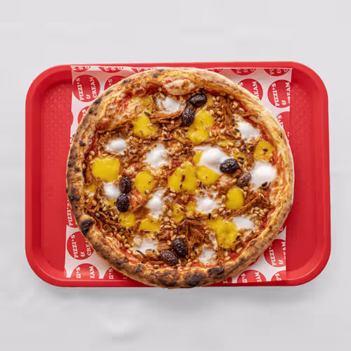 Pizza Greek Supreme (vegan)