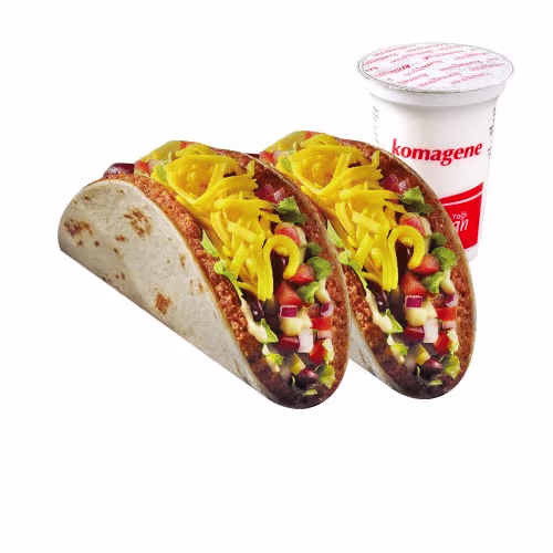 Zwei Chee Köfte Tacos