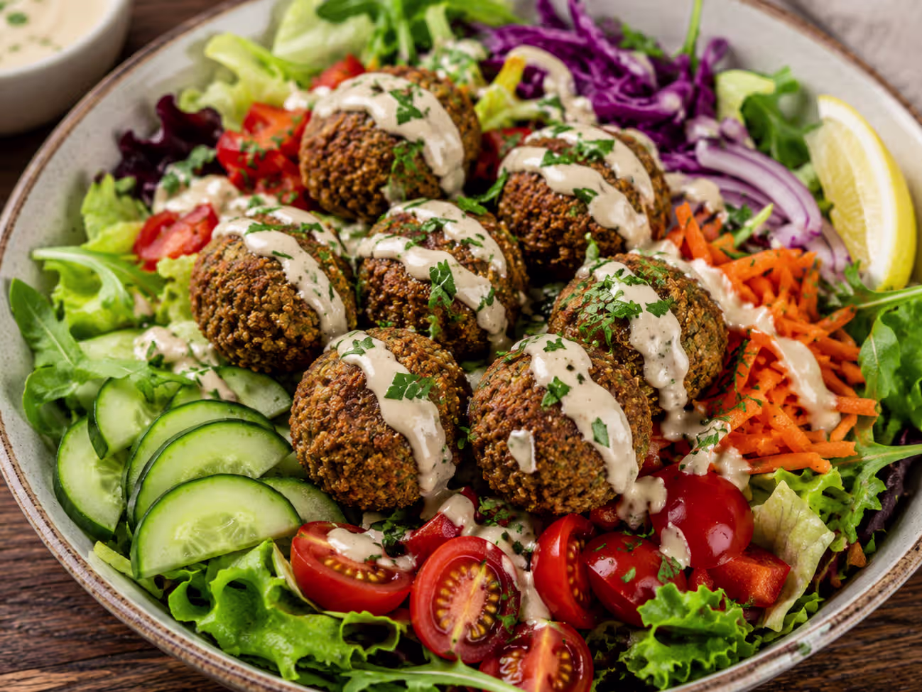 Falafel salat