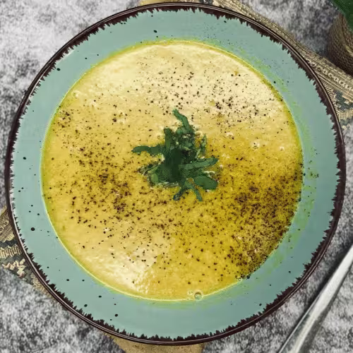 Gelbe Linsensuppe (vegan)
