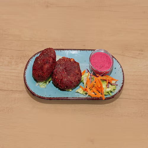 Beetroot Vadai (2 Stück, vegan)