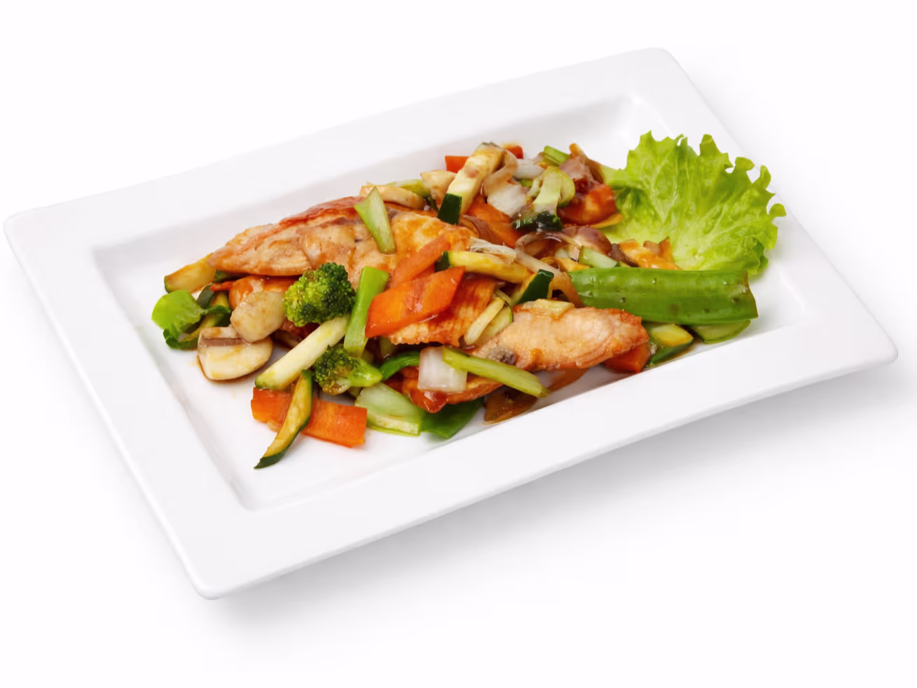 Lachs Teriyaki