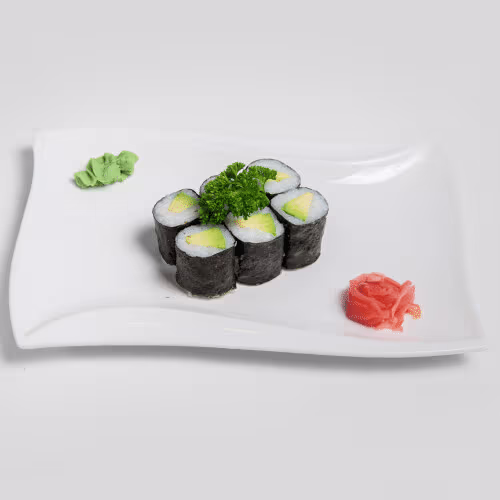 Avocado Maki (6 Stück, vegetarisch)