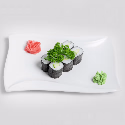 Gurken Maki (6 Stück, vegetarisch)