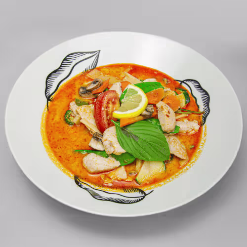 Huhn-Rotcurry (scharf)