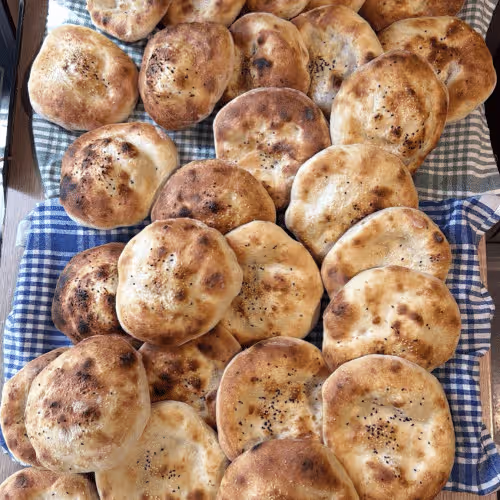 Steinofen-Pita hausgemacht