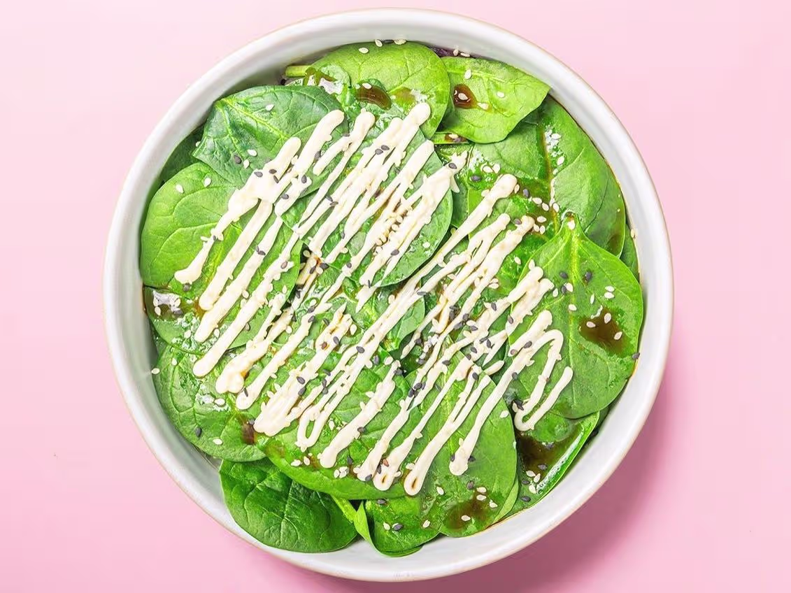 Spinach Truffle Salad