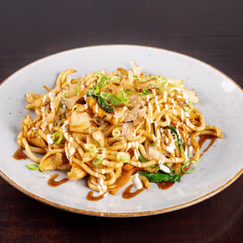 Fried Udon mit Gemüse