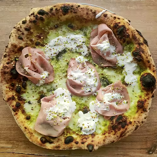 Pizza Pistacchio Mortadella