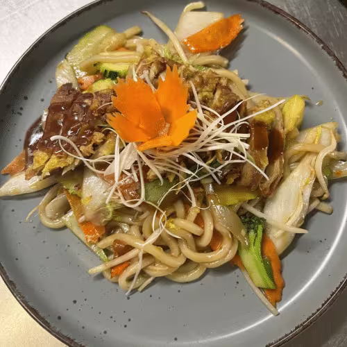 Banh Canh Xao ( Udon Seitan)