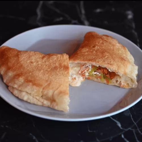 Gefülltes Veggie Langos