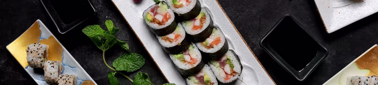 Flugfisch Sushi und Sashimi Titelbild