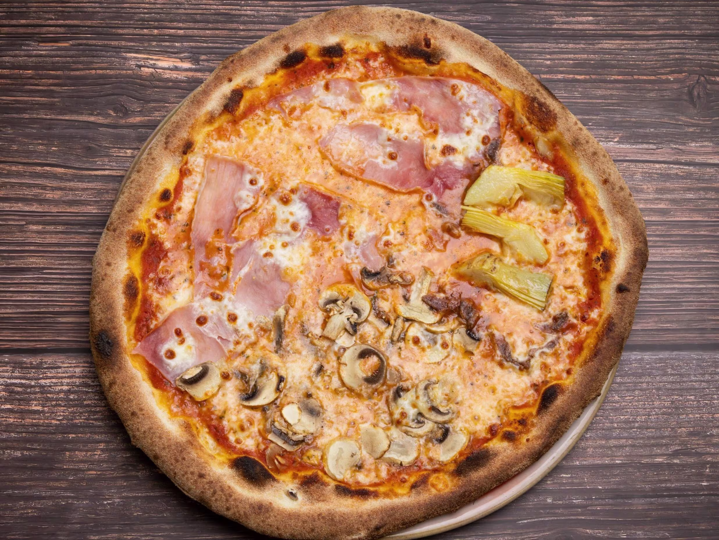 Pizza Quattro Stagioni, klein