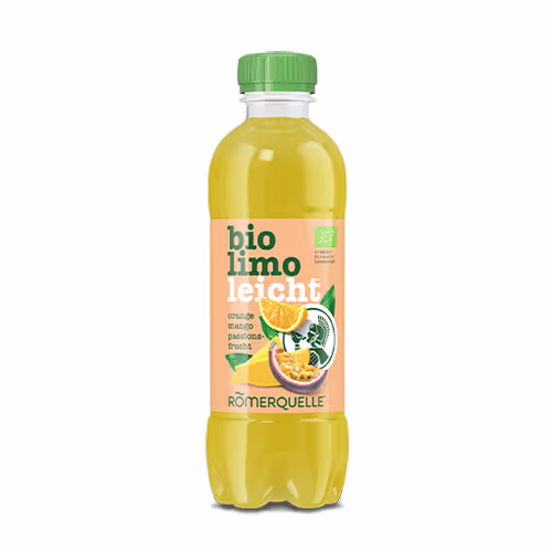 Römerquelle Bio Limo Orange Mango Passionfruit 0,5l