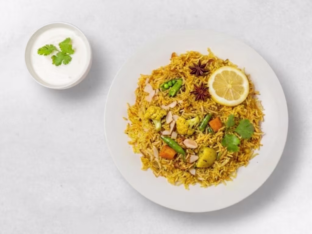 Gemüse Nuss Biryani