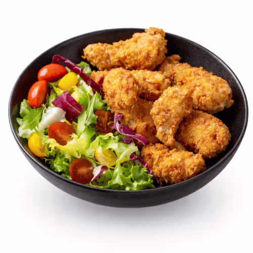 Backhendl Salat