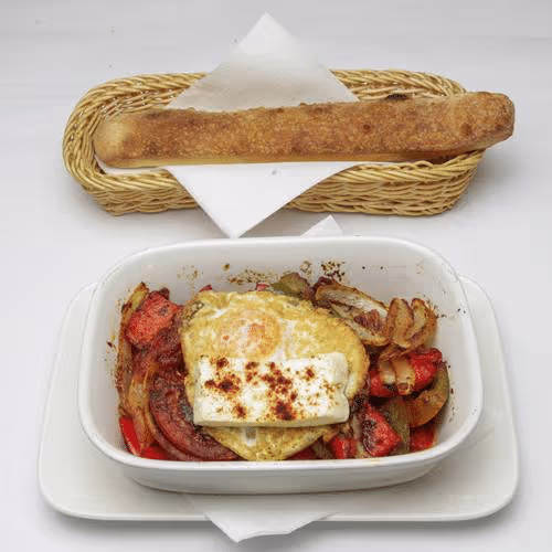 Saganaki mit Stangerl