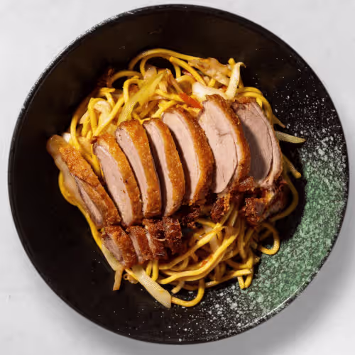 Nudel Bowl mit Ente