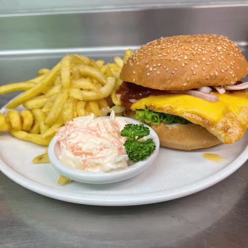 Cheese Chicken Burger (single)