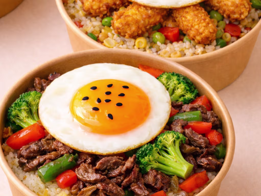 Rindfleisch mit Gemüse Bibimbap