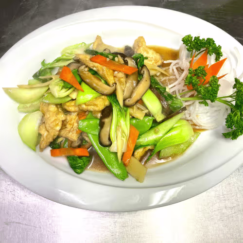 Tofu mit Pak Choi & Pilze