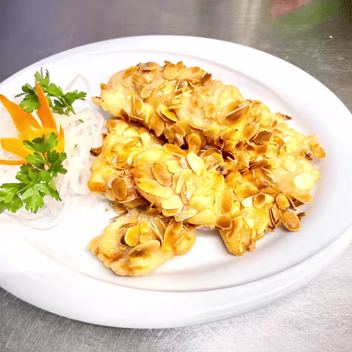 Knusprige Mandelchicken