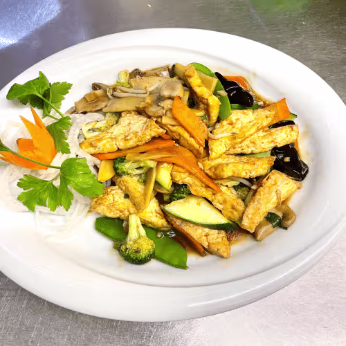 Tofu mit Wok-Gemüse