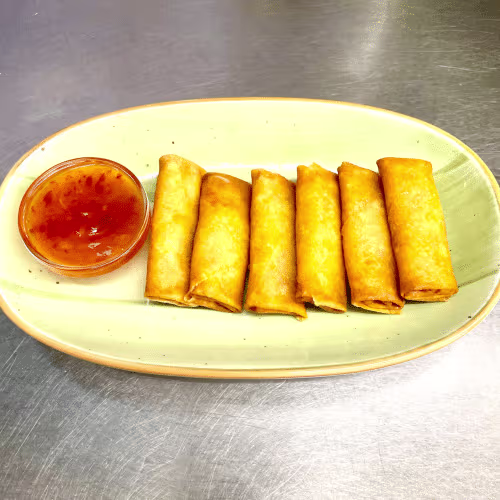 Mini Frühlingsrollen (6 Stück, vegetarisch)