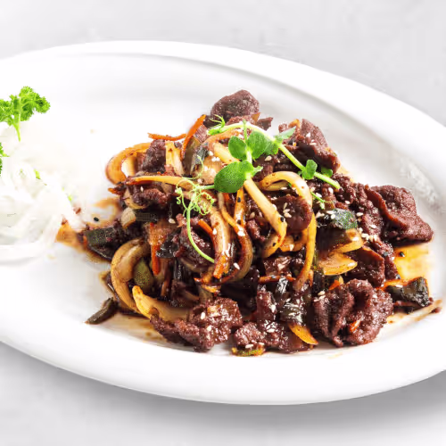 Mongolisches Rindfleisch