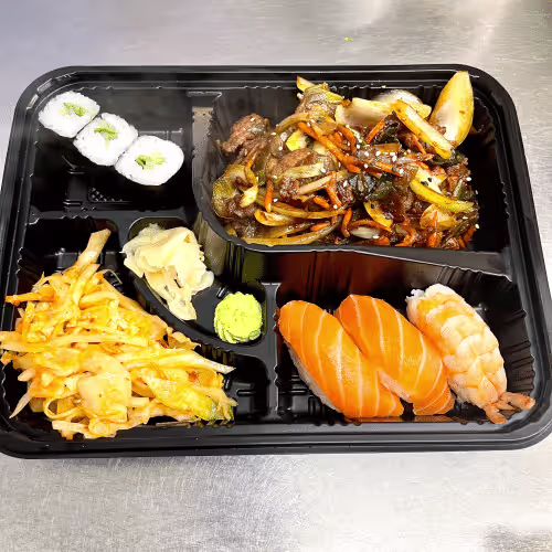 Bulgogi Bento mit Reis