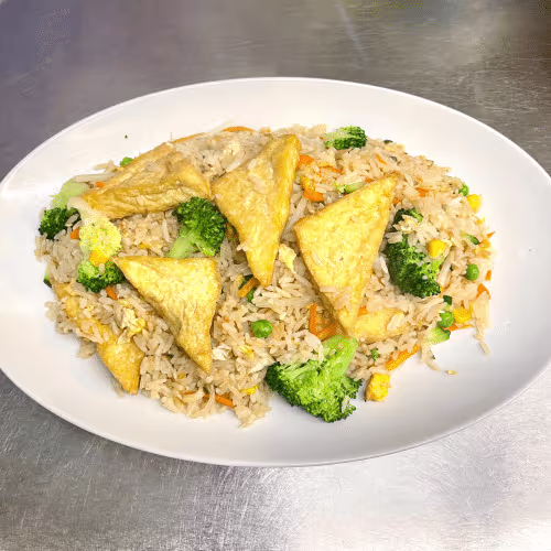 Eierreis mit gebratenem Gemüse (klein)