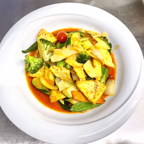 Thai gelbe Curry Tofu