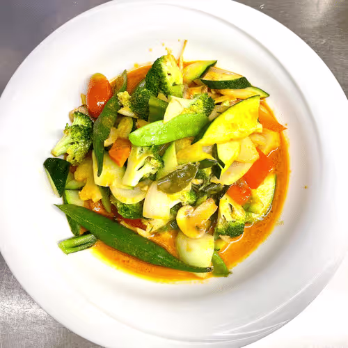 Thai gelbe Curry Gemüse