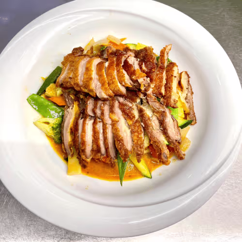 Thai gelbe Curry mit Ente