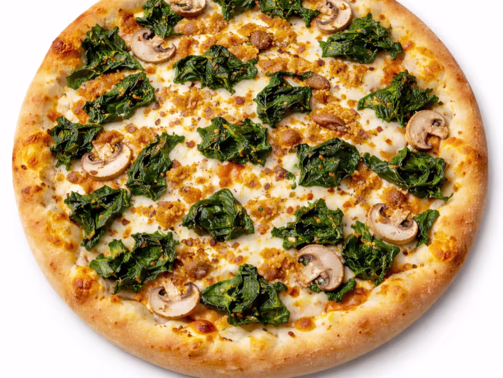 Pizza Falafel-Spinat