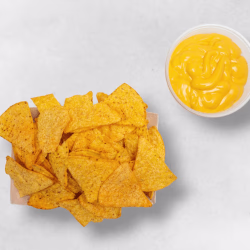 Nachos mit Cheddar