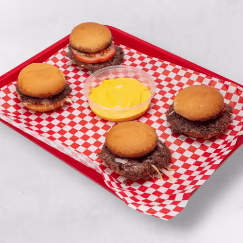 Mini Burgers & Cheddar Box