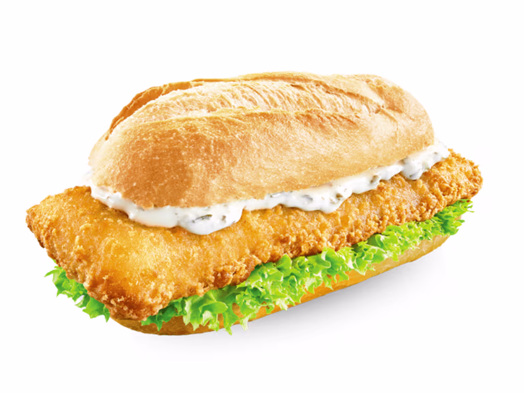 Küstenbackfisch-Baguette