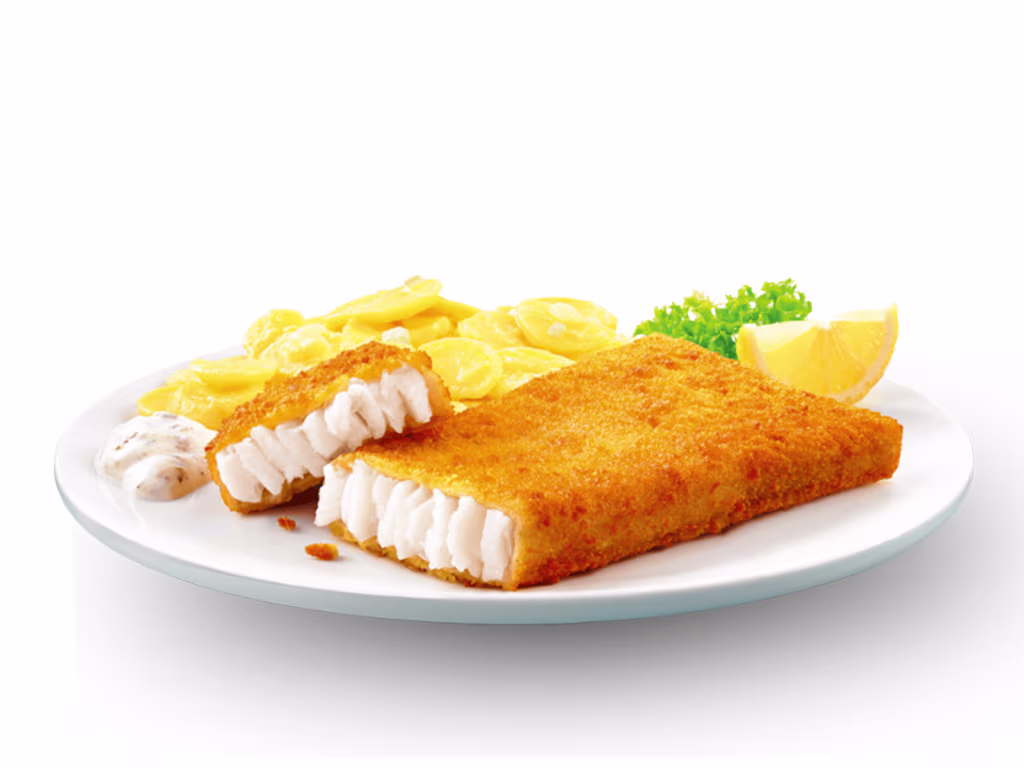 Alska-Seelachsfilet mit Beilage