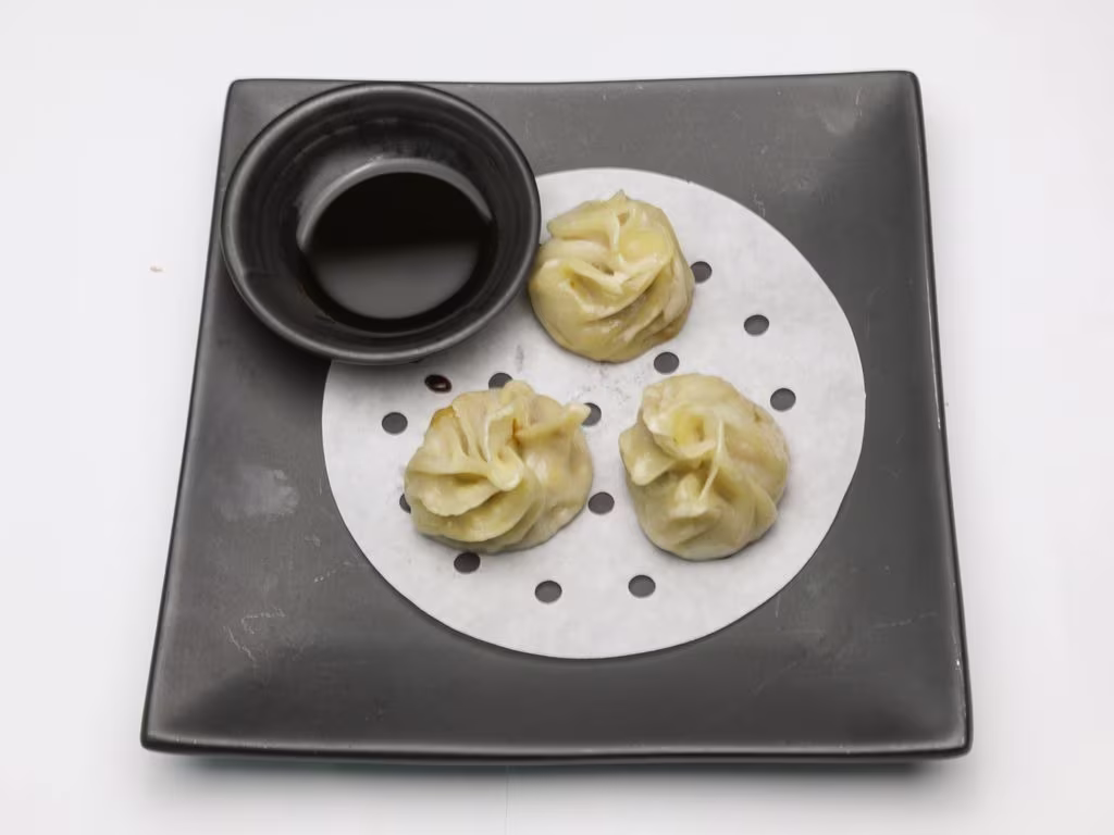 Gedämpfte Xiaolongbao (3 Stück)