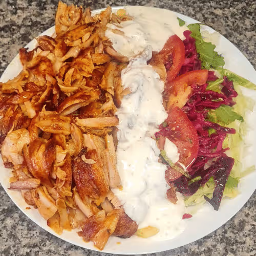 Kebap-Teller Huhn