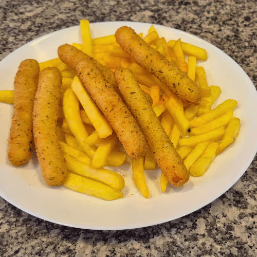 Mozzarella-Sticks (6 Stück)