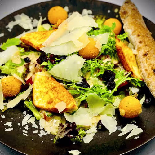 Insalata di Rucola und Käsevariation