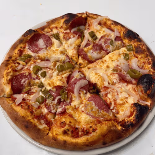 Amerikanische Pizza