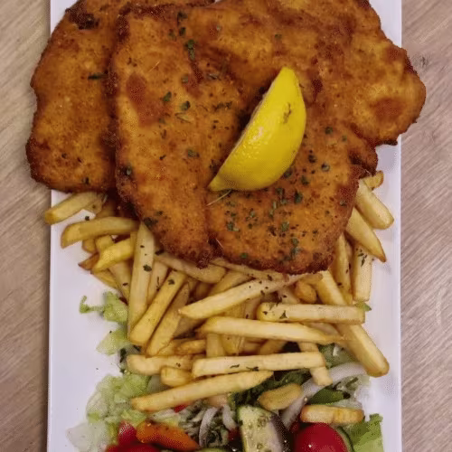 Schnitzel Teller