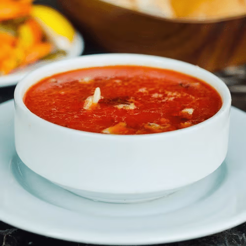 Fleischsuppe