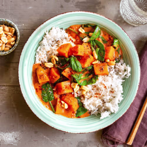 Veganer Süßkartoffel Eintopf