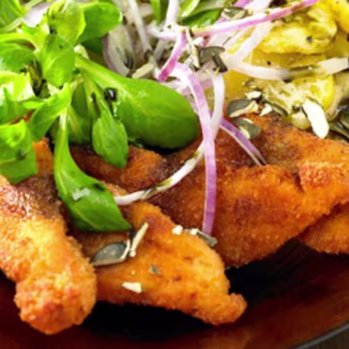 Steirischer Backhendlsalat