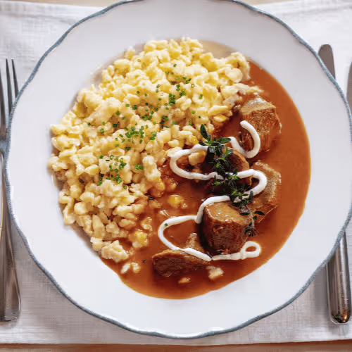 Kalbsrahmgulasch