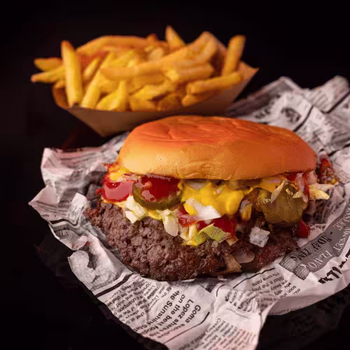 Ghetto Classic Smash Burger & Fries